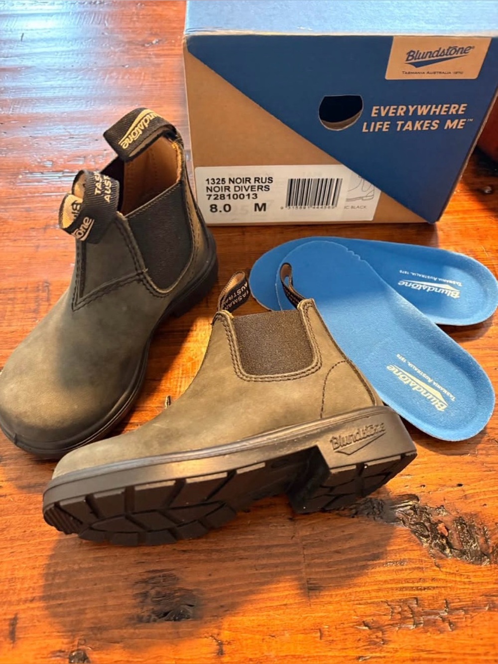 Toddler Blundstone Kids Noir Rus Chelsea Boots size 8 US (7 AU) Brand New